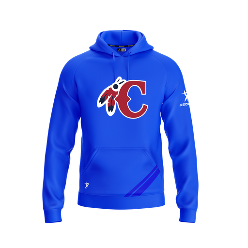 [FOLHSMRY-YXS-LOGO1] Decker Summit Hoodie (Youth XS, Royal, Logo 1)