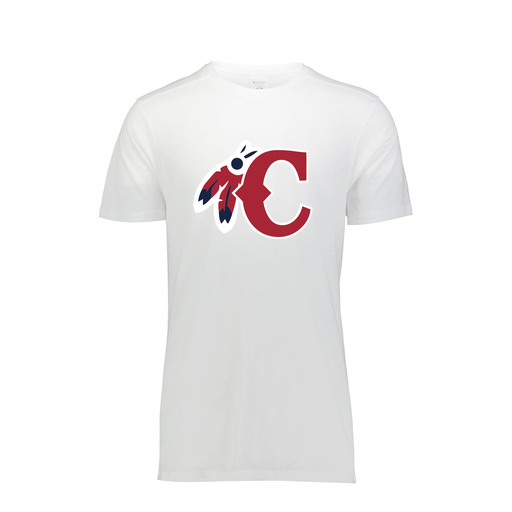 [FTSCUBWH-YS-LOGO1] Decker Youth Tri-Blend T-Shirt - Short Sleeve (Youth S, White, Logo 1)