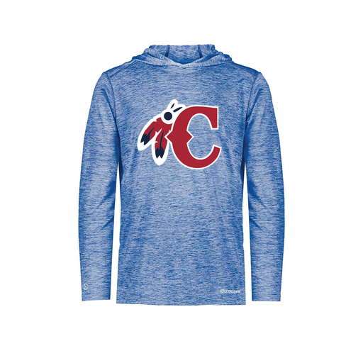 [FOLHCGRY-AS-LOGO1] Decker Men's Charge Hoodie (Adult S, Royal, Logo 1)