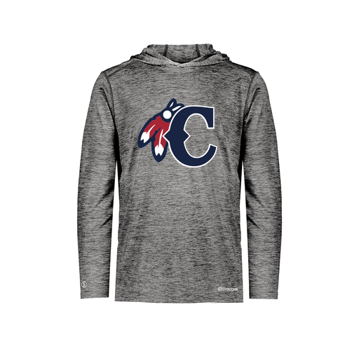 [FOLHCGBK-YS-LOGO2] Decker Youth Charge Hoodie (Youth S, Black, Logo 2)